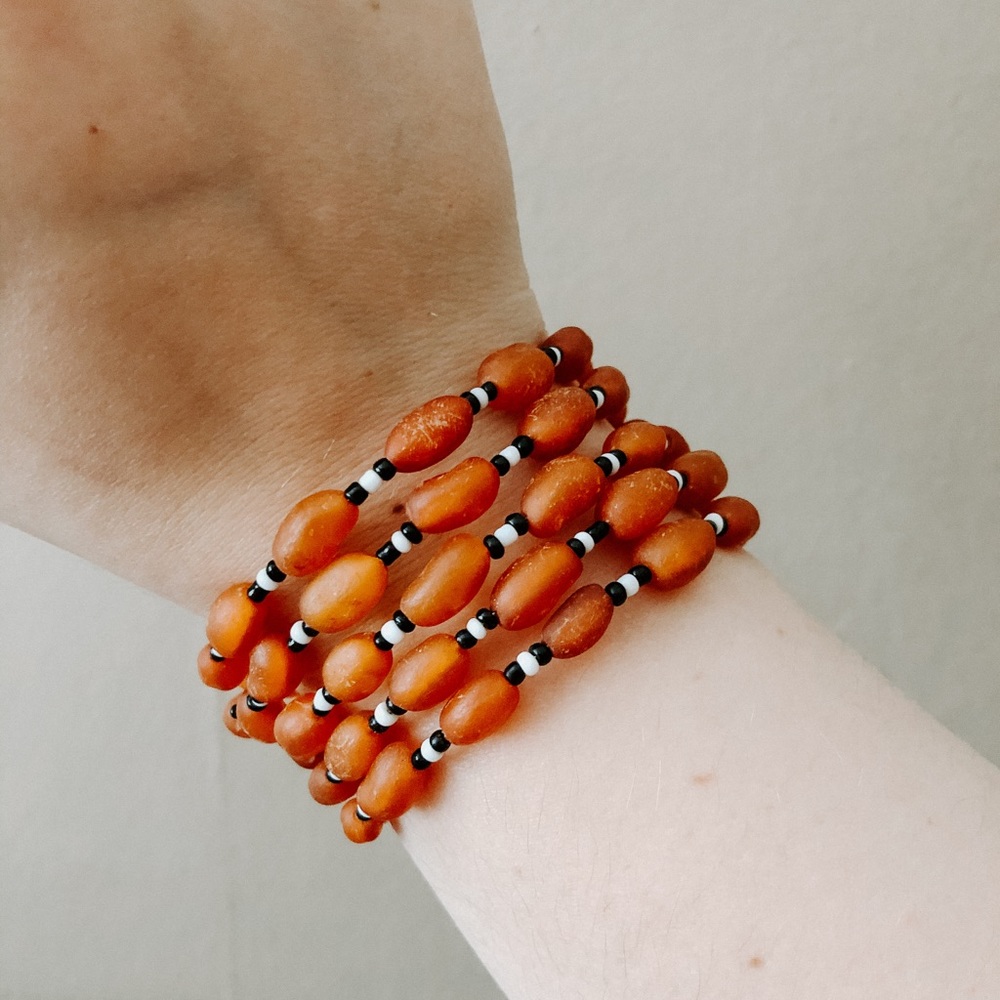 African/Kenyan beaded wrap bracelet.